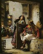 unknow artist Arab or Arabic people and life. Orientalism oil paintings  343 oil on canvas